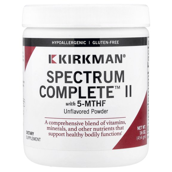 Kirkman Labs Spectrum Complete II Powder, Unflavored, 16 oz (454 gm)