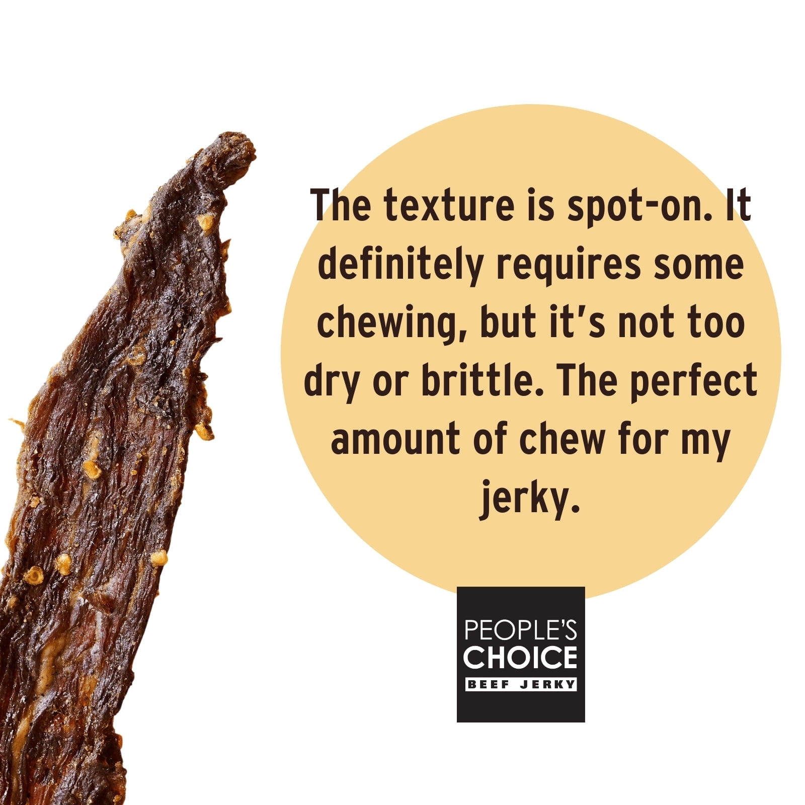 People's Choice Beef Jerky - Tasting Kitchen Small Batch - Sweet Chili Habanero - 1 Pound - 1 Bag