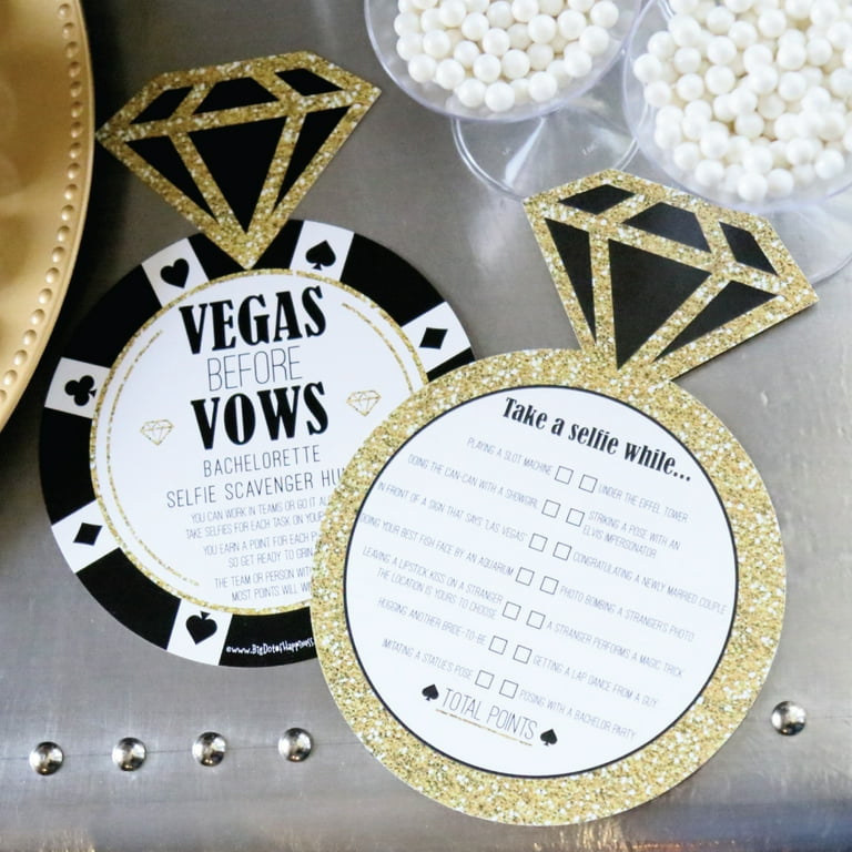 Vegas Before Vows Bachelorette Party Favor Bags