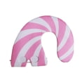 thumbnail image 1 of Sombrero Fiesta Navidad Accesorio Disfraz Divertido Gorro Bastón Dulce Confección Suave y Ligera Adecuado para Celebraciones Navideñas Accesorios de Rosa Blanco, 1 of 8