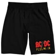 thumbnail image 6 of ACDC Plug Me In Men's Black Sleep Pajama Shorts-XL, 6 of 7