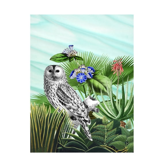 Trademark Fine Art Melissa Wang Tropical Wave II Canvas Wall Art