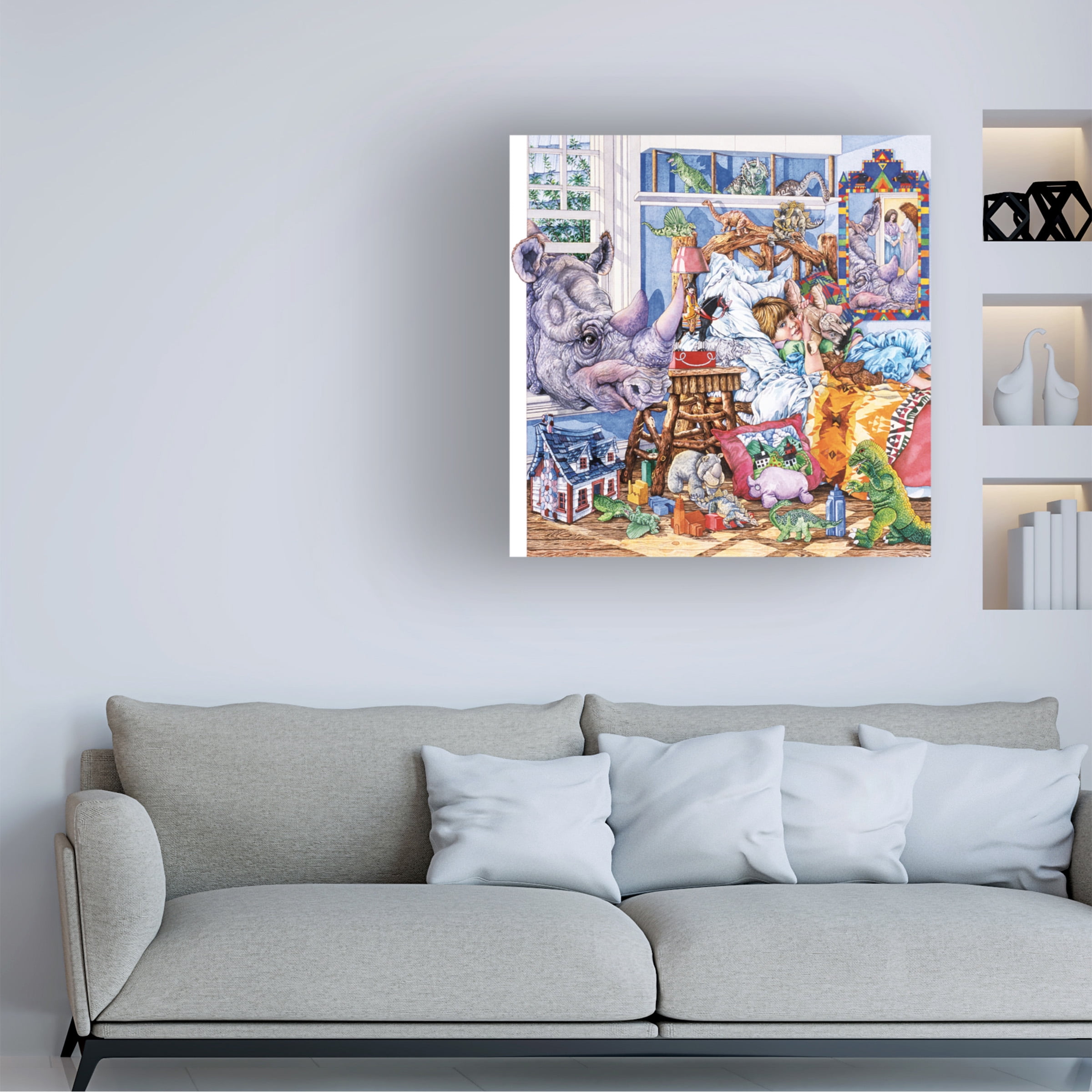 Wendy Edelson 'Childs Room' Canvas Art