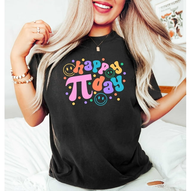 Happy Pi Day Shirt, Happy Pi Day Shirt, Math Teachers Shirt, Elementary Teacher Shirt, Bac - Ivory - S