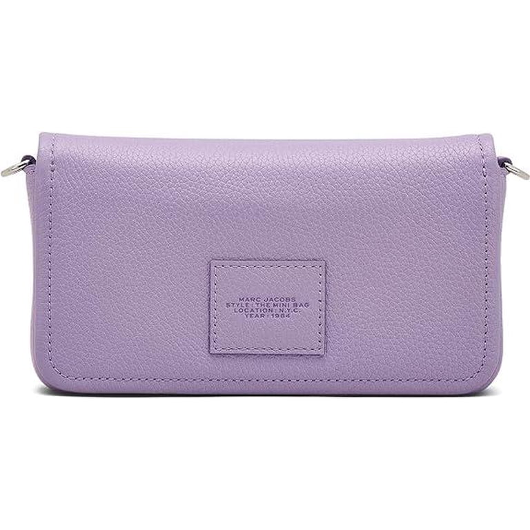 Marc Jacobs, The Leather Mini Crossbody Bag, Lilac, 100% Leather
