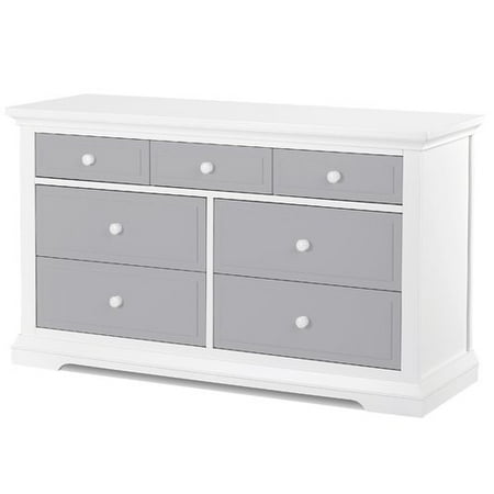 Evolur Parker 7 Drawer Double Dresser Walmart Com