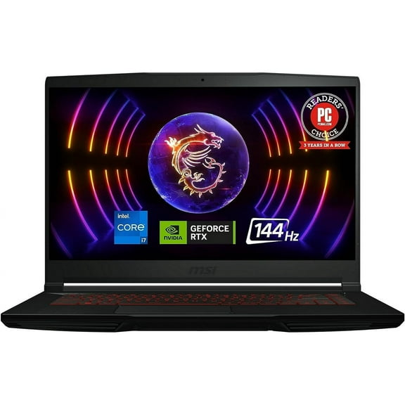 MSI THIN GF63 15.6" FHD Laptop, Intel core i5-12450H, 8GB, 1TB SSD