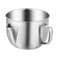 thumbnail image 1 of Stainless Steel Grease Oil Filter Bowl Container Soup Fat Oil Separator Strainer Storage Bowl for Home Restaurant Kitchen, 1 of 9