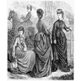 thumbnail image 2 of Women'S Fashion, 1873. /Nriding Habit. Wood Engraving, American, 1873. Poster Print by  (18 x 24), 2 of 2