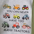 thumbnail image 6 of NOLDARES Baby Boy Clothes Funny Letter Long Sleeve Sweatshirt Pullover Tops Joggers Pants Set Toddler Fall Winter Outfits Size:18-24 M,Grey, 6 of 7