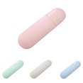 thumbnail image 3 of serony Portable Travel Toothpaste Toothbrush Holder Cap Case Storage Cup Outdoor Holder pink 1Set, 3 of 6
