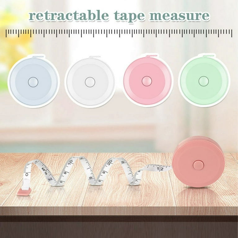 Soft Retractable Sewing Tape Measure - 12 Pack 60 Inch Mini Fabric Cloth  Flexible Measuring Tape
