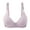 Grey, variant on Strapless Bra – Invisible Fit with Clear Straps Women's Front Side Buckle Lace Edge Without Steel Ring Movement Seamless Gathering Adjustment Yoga Sleep Large Bra