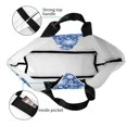 thumbnail image 4 of Disketp whiet Snowflake blue background Bolsa Tote Estampada para Mujer, Bolso de Hombro y de Mano para Compras y Viajes, 4 of 8