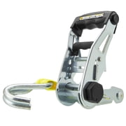 SmartStraps RatchetX 1.5 x 14ft Commercial Tie Down Strap, Yellow, 2 Pack - 1,677lb SWL