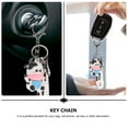 thumbnail image 5 of Milisten 1Pc Key Chain Pendant for Purse and Backpack 11x6cm White Cow Shaped, 5 of 8