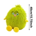 thumbnail image 3 of HEWANG Mon-ster Plush with Horn 20in Cute Face Mon-ster Stuffed Animal with Arm and Leg Stuffed Zippered Long Plush Toys for Kids, Adults (Green), 3 of 7