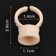 thumbnail image 1 of 100 tazas de silicona para tinta de tatuaje, soporte para pigmento de anillo de dedo, contenedor (M) Ehuebsd Cuidado Belleza, 1 of 9