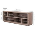 thumbnail image 6 of Evelyn&Zoe Bowman Rectangular TV Stand for TV's up to 75", Gray Oak, 6 of 9