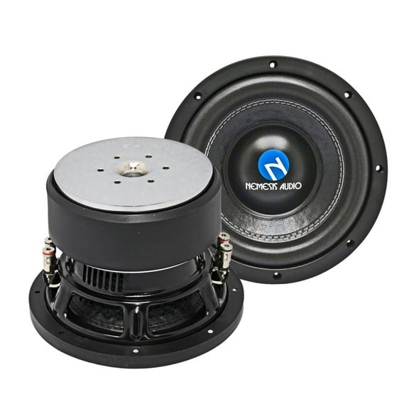Nemesis Powerful Bass Car Subwoofer Black, 8"
