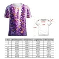 thumbnail image 2 of Lavender Women T-Shirt Classic O Neck T-Shirts Short-Sleeve Trendy Animal Print Design Tshirt Casual Clothing, 2 of 5