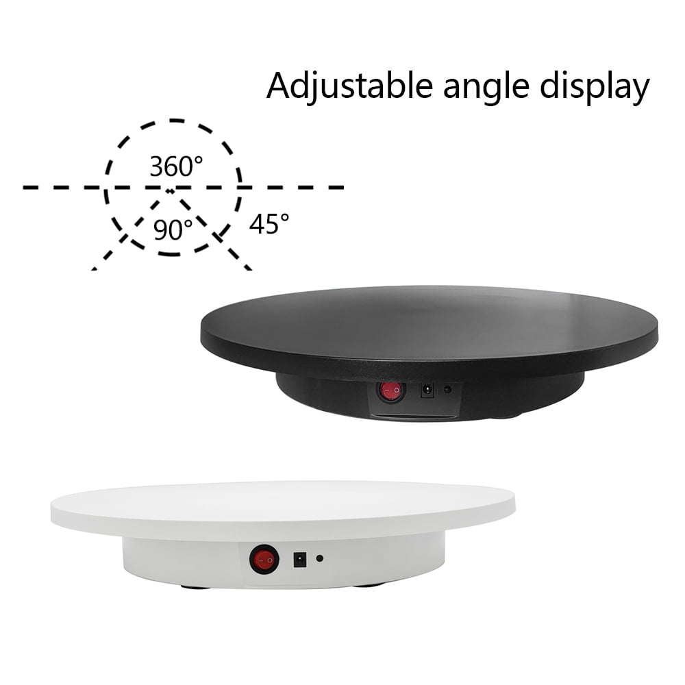 TOOL1SHOoo 360 ° Remote Electric Rotary Table Display Frame 42 CM Bearing 100kg