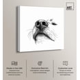 thumbnail image 2 of The Nose Knows Canvas Vintage Dog Drawings by Art Remedy, Gallery Wrapped, 16" x 16", 2 of 7