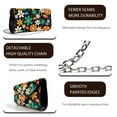thumbnail image 5 of Xixirimido Groovy Hippie Flower Print Women Clutch Bag Elegant PU Leather Evening Bags Envelope Handbags Clutch Purse with Detachable Chain for Party Wedding Prom, 5 of 7