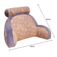 thumbnail image 6 of Mdesiwst Fully Filled Pillow Back Cushion Fully Filled Headboard Cushion with Flower Pattern Soft Supportive Pillow for Neck Back Waist Sofa Cushion, 6 of 8