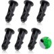 thumbnail image 1 of 3 Pairs of Wheelie Bin Lid Hinge Pins, 67mm x 31mm Black Plastic Fit for 240L Household Wheelie Trash Bins, 1 of 4