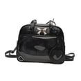 thumbnail image 2 of Mochila de mujeres de bricolaje ajustable de la bolsa de mochila para la fiesta para la fiesta de compras Negro, 2 of 8