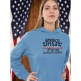 thumbnail image 2 of America Home Of The Free Flag Hoodie Women -Image by Shutterstock, Female 5X-Large, 2 of 4