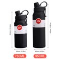 thumbnail image 2 of Botella de agua deportiva de 750ML/950ML, termo a prueba de fugas, tetera portátil, 2 of 4