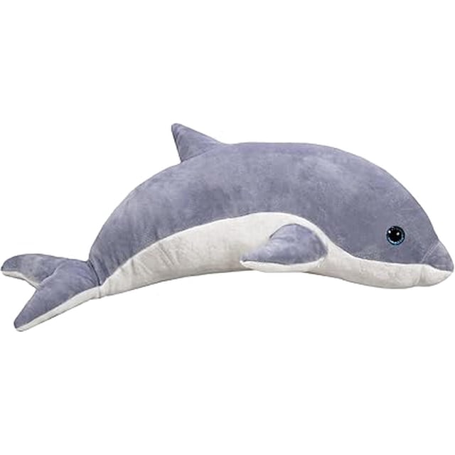 Delfín de Peluche 150 cm Gigante PELUCHERIA Gris