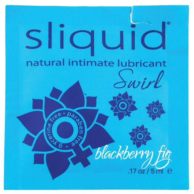 Sliquid Sachet de Papier Aluminium Swirl - Mûre Fig. 0,17 Oz