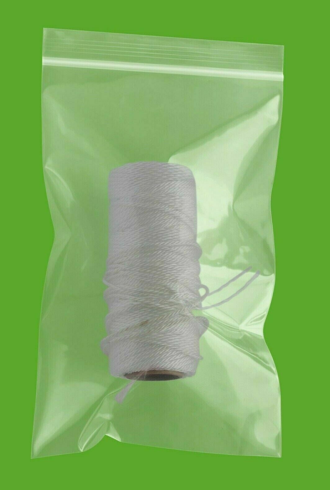 100 5x12 Reclosable Poly Clear Plastic Zipper Bag 4 Mil Thick Walmart
