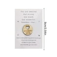 thumbnail image 6 of Pocket Hug Greeting Card: Handmade with Love Heart for You Are Amazing, Strong, and Wonderful, 6 of 6