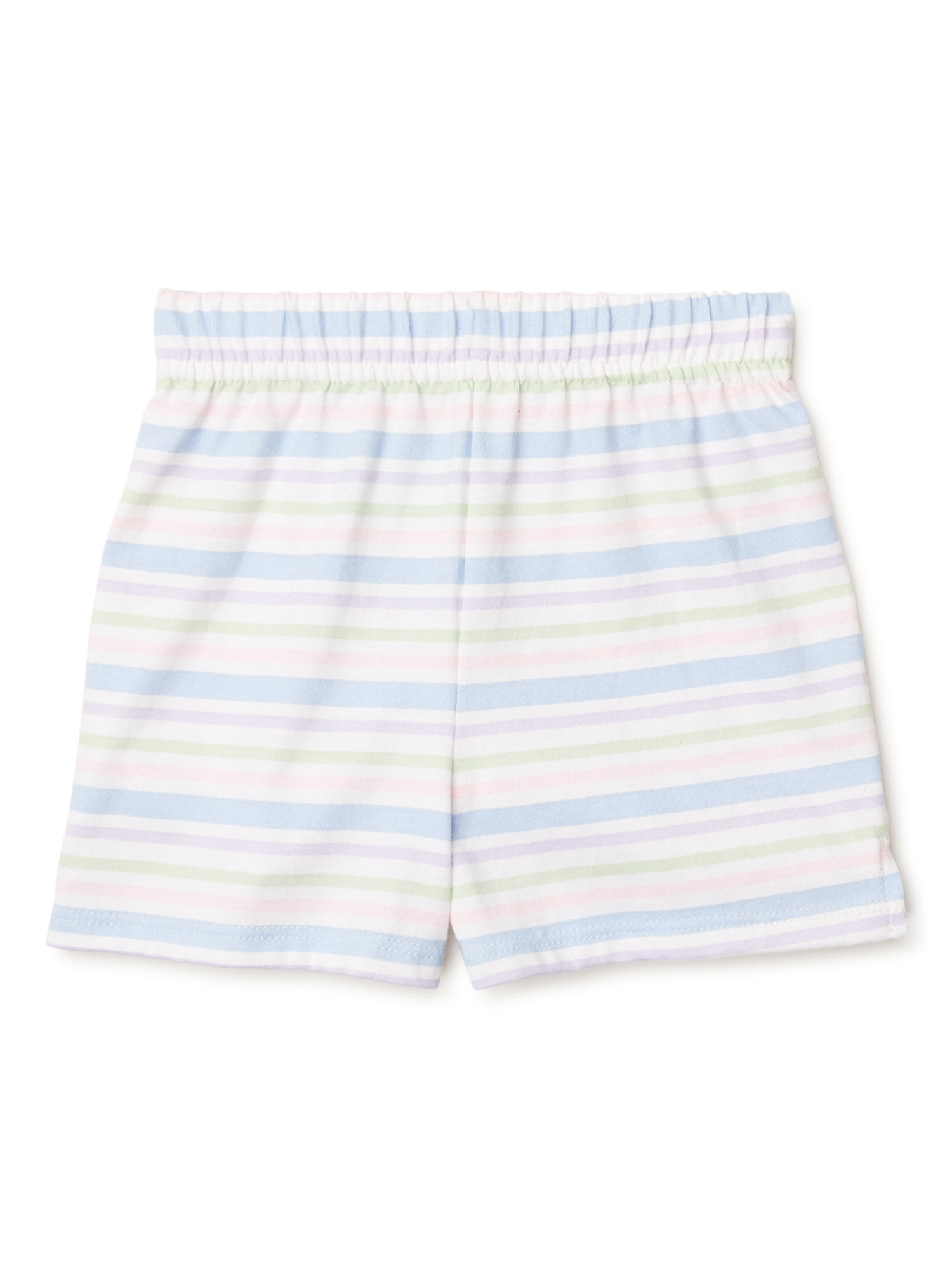 Garanimals Baby and Toddler Girls Print Jersey Shorts, Sizes 12M-5T