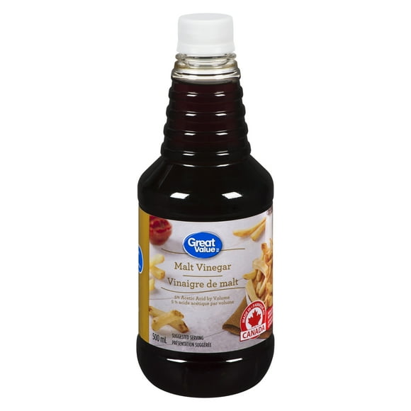 Vinaigre de malt pur de Great Value 500 ml