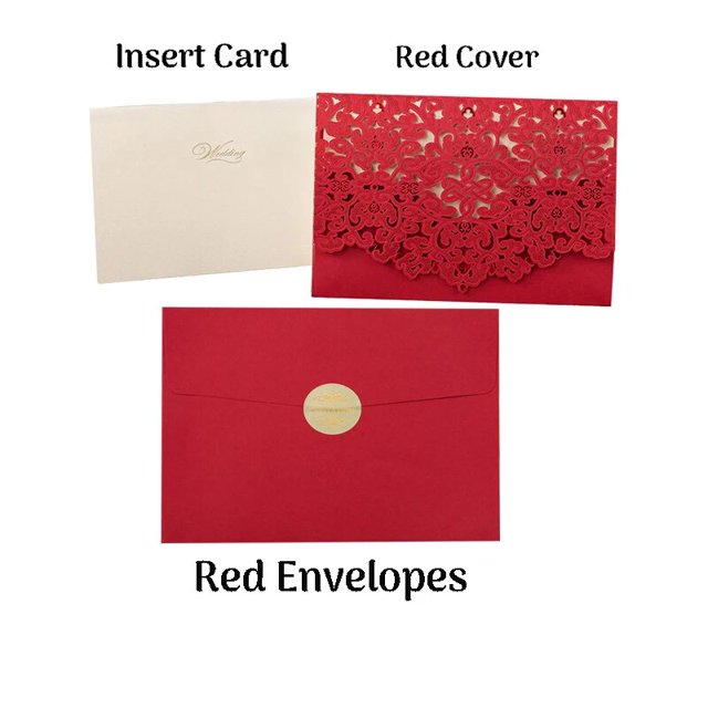 Tarjeta de invitación de boda de Flora cortada con láser, Linda tarjeta de felicitación de ducha nupcial, decoración de fiesta de cumpleaños de boda, Día de San Valentín, 5 piezas