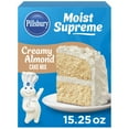 thumbnail image 2 of (12 pack) Pillsbury Moist Supreme Creamy Almond Cake Mix, 15.25 oz Box, 2 of 17