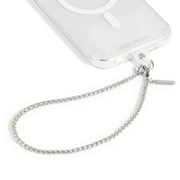 Case-Mate Cell Phone Charm Strap with Silver Chain - Detachable Phone Lanyard, Hands-Free Secure Wrist Grip