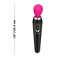 thumbnail image 4 of Palm Power Extreme Personal Massage Wand, Pink, 4 of 7