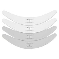 More of Me to Love Organic Cotton and Bamboo Tummy Liner 4-Pack XX-Large (2 x Pearl White and 2 x Stone Gray)