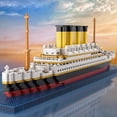 thumbnail image 4 of 2035 PCS Titanic Architecture Micro Building Bricks Model Kit for Adults – Detailed Architectural Display Model – Ages 14+, 4 of 7