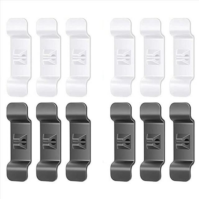 Paquete de 12 Organizadores de Cables para ElectrodoméSticos de Cocina, Soporte de Cable de PláStico para ElectrodoméSticos, Soporte para Cables de ElectrodoméSticos