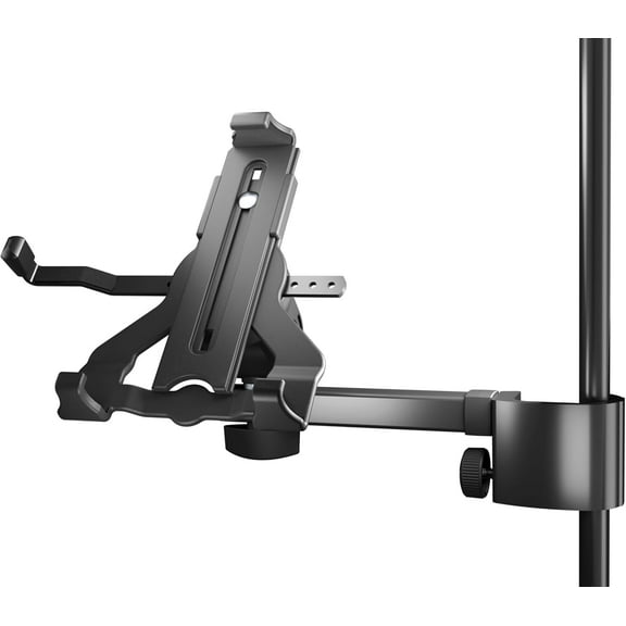 K&M König & Meyer 19743 Tablet PC Holder Biobased Plastic Accessory for Microphone Stands Tilting Suitable for Common Brands