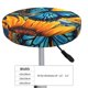 thumbnail image 4 of Balery Colorful Cloud Butterfly Sunflower Fundas de asiento para taburete de bar redondo de tela de terciopelo ajustables que protegen de arañazos y manchas para sillas de 14 a 17 pulgadas.-14 inch, 4 of 7