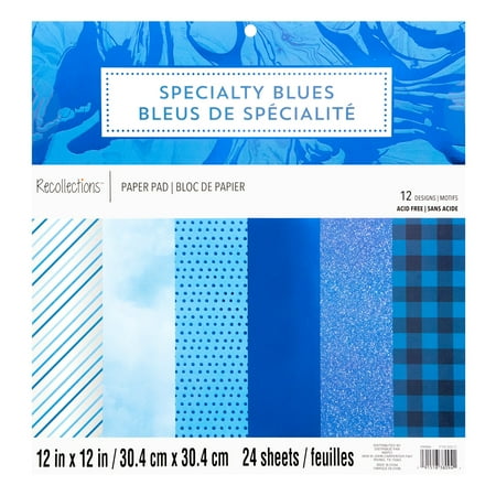 UPC: 0191518380941 | Specialty Blues Paper Pad by Recollections™ 12 x 12