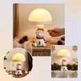 thumbnail image 2 of Christmas Snowman Night Light, LED Warm Light Eye-Friendly Desk Lamp, Bedroom Bedside Decorative Lamp, Cute Holiday Gift Ornament with Touch Control, 2 of 7